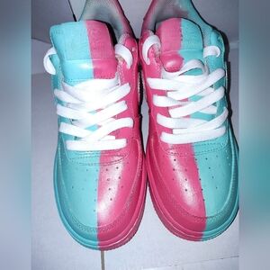 Nike Kids' Pink and Blue Sneakers